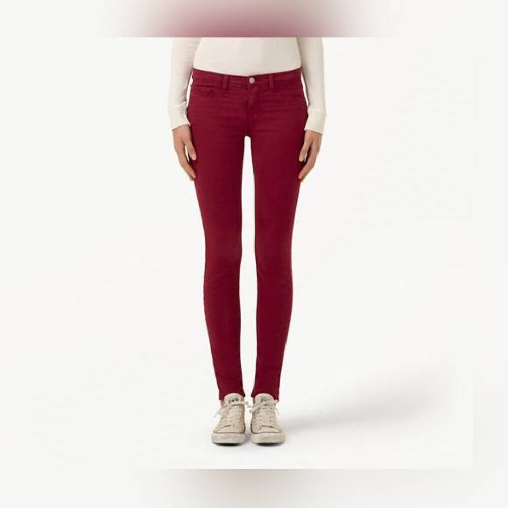 J Brand Balsamine Mid Rise Skinny Leg Jeans